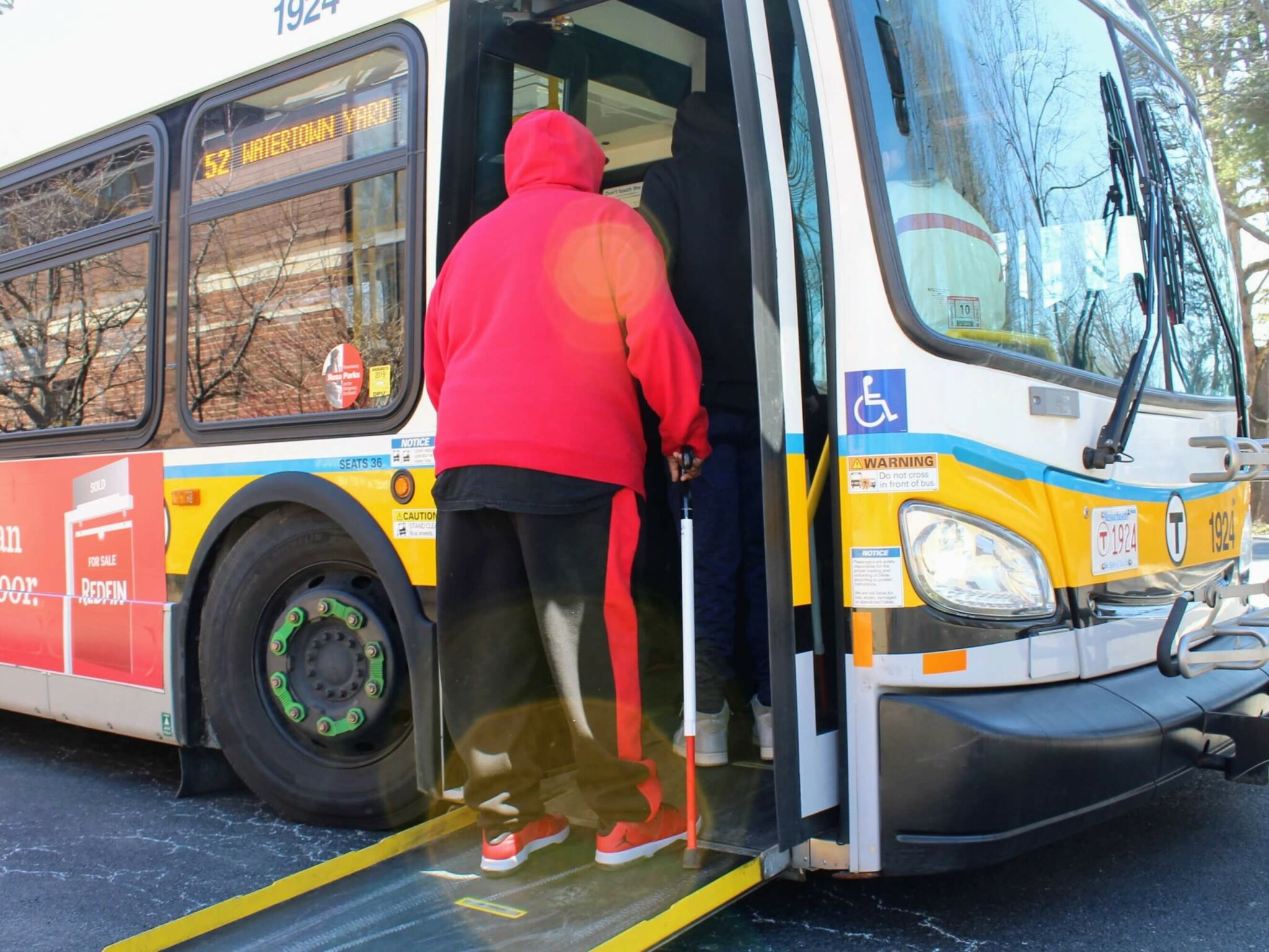 MBTA’s Suspension of Bus Route 52 Affects Carroll Center for the Blind