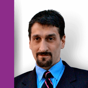Albert Rizzi Headshot Headshot of consultant Albert Rizzi. He is a white man with dark black hair and a goatee.