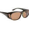 Eschenbach Haven Sunwear in Tortoise color frame with amber tinted lens.
