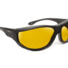 Eschenbach Haven Sunwear in black color frame with yellow tinted lens.