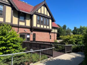 Carroll Center for the Blind's Campus Footbridge