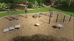 Outdoor Fitness Station