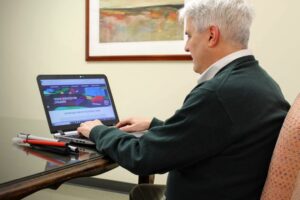 Bruce at Computer 2