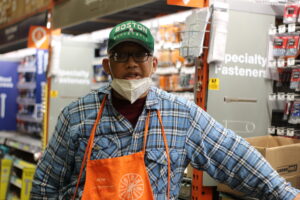 Vocational Client at Work - Home Depot