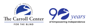 Carroll Center for the Blind 90th Anniversary Logo
